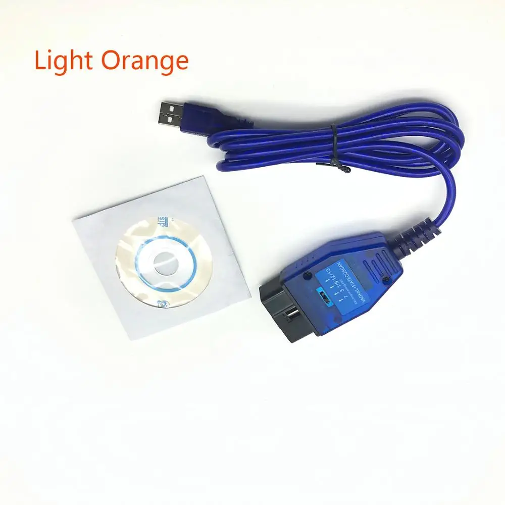 ##BUY OBD 2 FT232RL Chip USB Cable KKL VAG COM 409.1 OBD2 OBDII Diagnostic Scanner For VW Audi Seat Skoda
