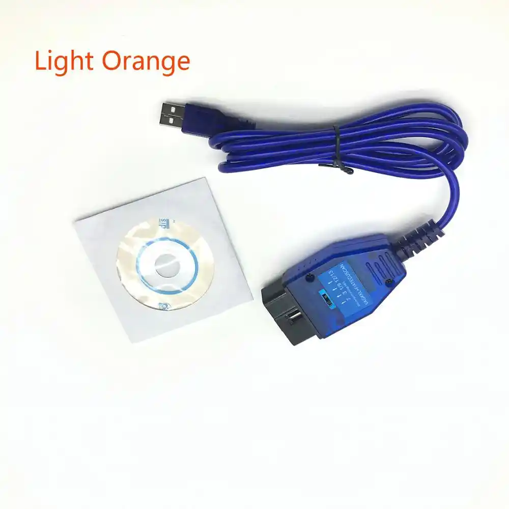 OBD 2 FT232RL чип USB кабель KKL VAG-COM 409,1 OBD2 OBDII диагностический сканер для VW Audi Seat Skoda - изображение