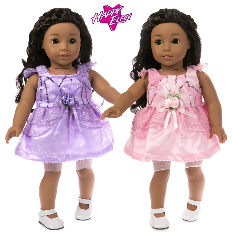 Высокое качество Кукольное платье принцессы Одежда fit 43 см Baby New Born 18in для мальчиков и девочек Кукла Одежда Аксессуары подарок детей