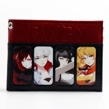 Кошелек из искусственной кожи RWBY, двухскладной кошелек DFT-1831