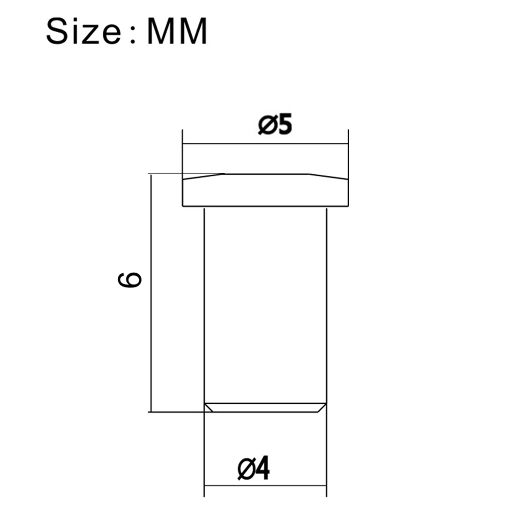 6 Pcs Durable Iron Electric Guitar String Mounting Through Body  Ferrules Bushings Guitar Parts Great Feplacement 9 x 5mm