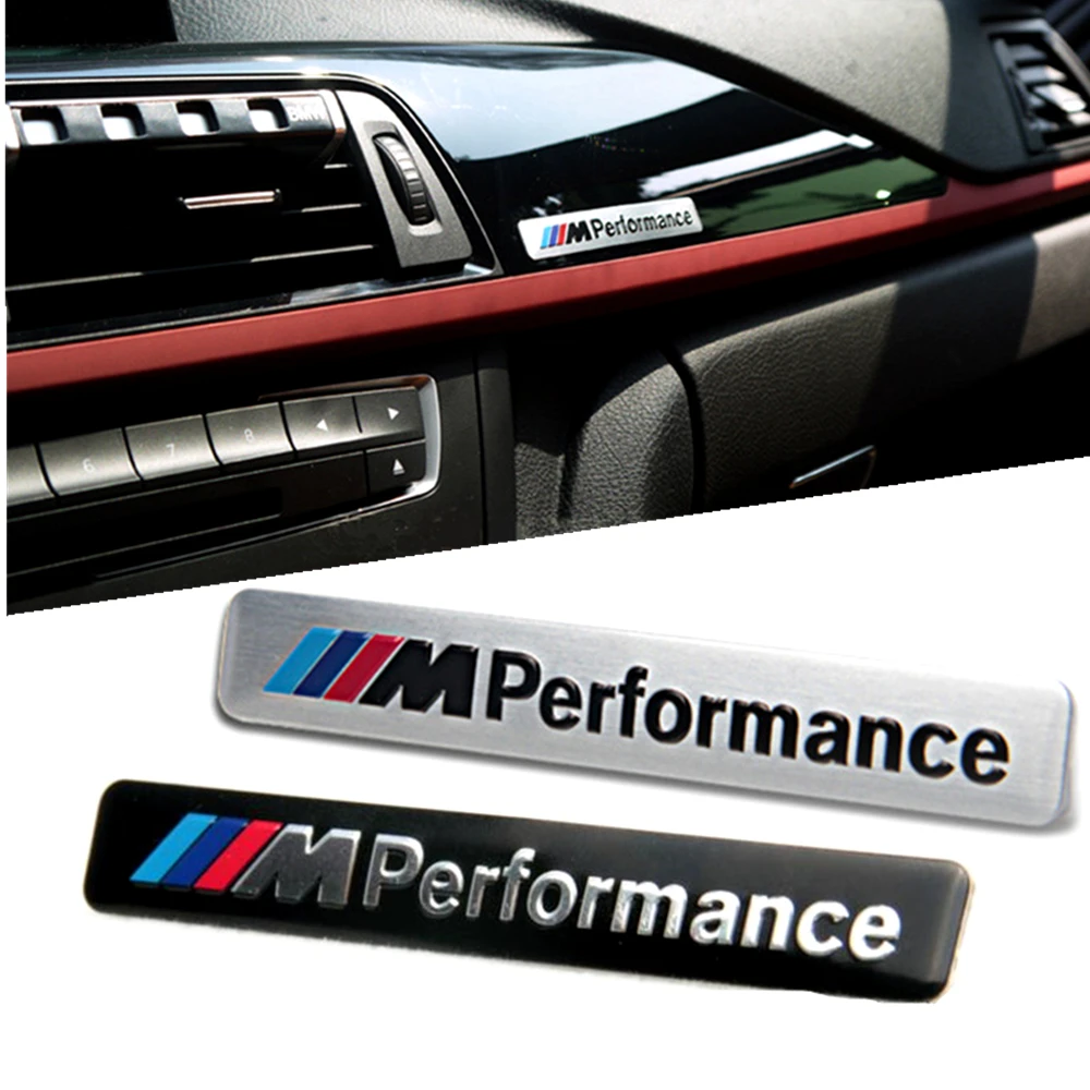 1Pcs M Performance Sticker Emblem For Car Body Interior Trunk Lid