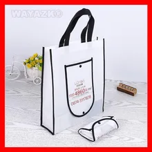 1000 шт./партия) размер 30x40x10 см(12x16x4') напечатанная складная сумка для покупок с логотипом