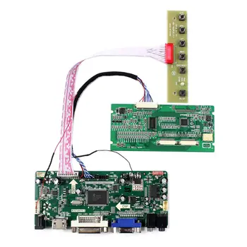 

HDMI+VGA+DVI+Audio LCD Controller Board for 8inch 800x600 AT080TN42 LCD Panel