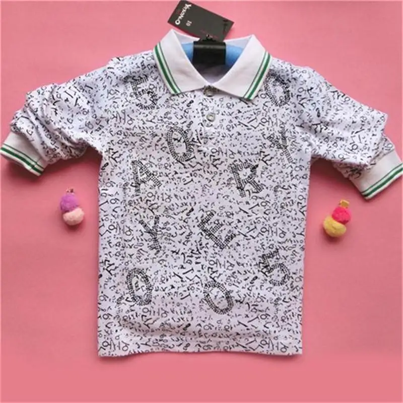 

Teenage Shirts For Boy Kids Long Sleeve Top With Collar Student Blouses Letter printed Casual Children Clothes Cheap things