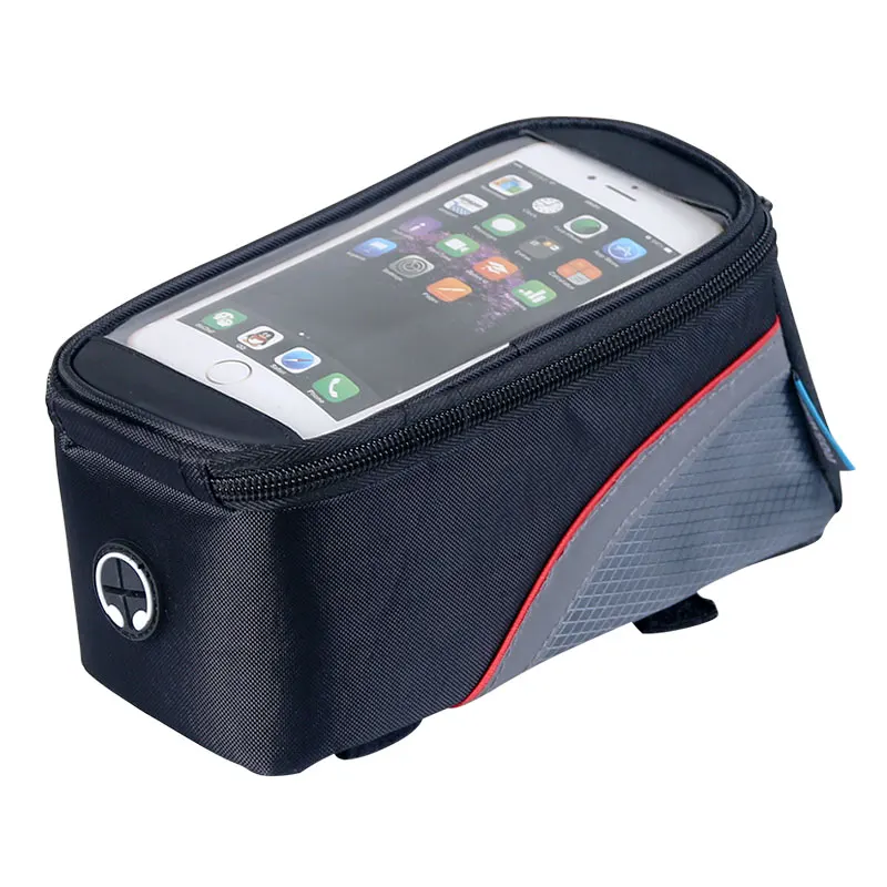 Top 5.5 /4.8 /4.2 Inches Front Roswheel Bike Frame Bag Cell Phone Case Cycling Pouch Touch Screen Mtb Bycicle Bicycle Basket 12496 1