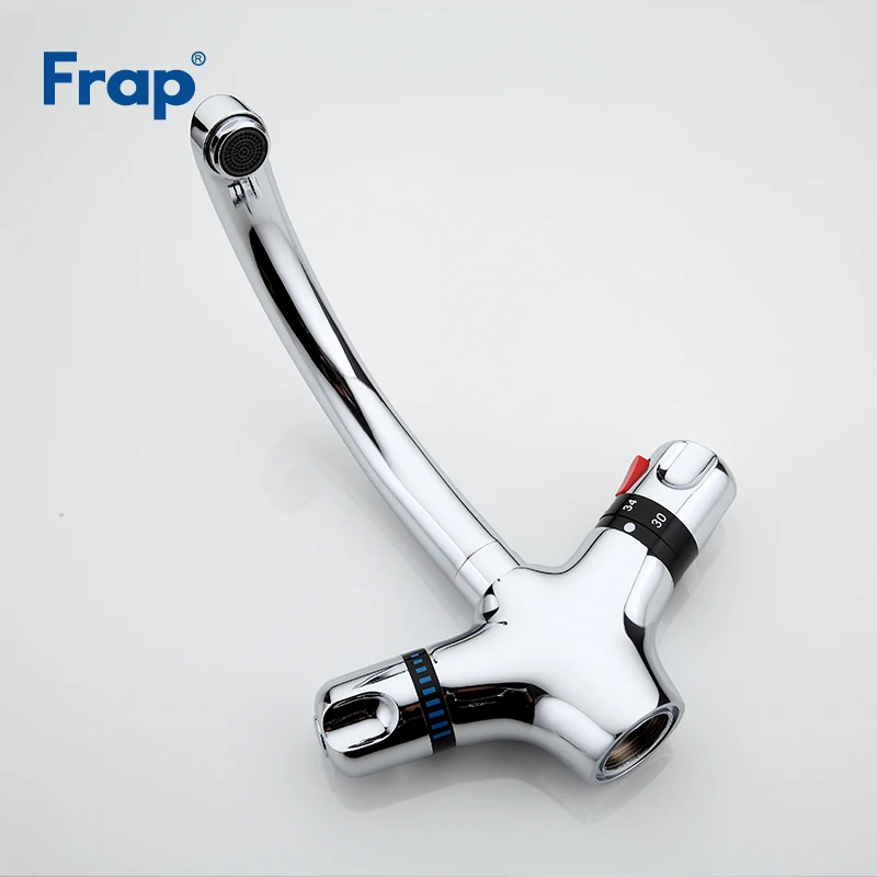 Günstig FRAP becken armaturen thermostat bad waschbecken mixer chrom waschbecken mixer wasserhahn wasserhähne wasserfall wasserhahn mischer messing wasserhähne griferia