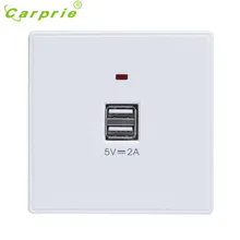 Carprie двойной 2 двойной Порты USB розетки Зарядное устройство электрические Панель Мощность Outlet l70217 Прямая поставка