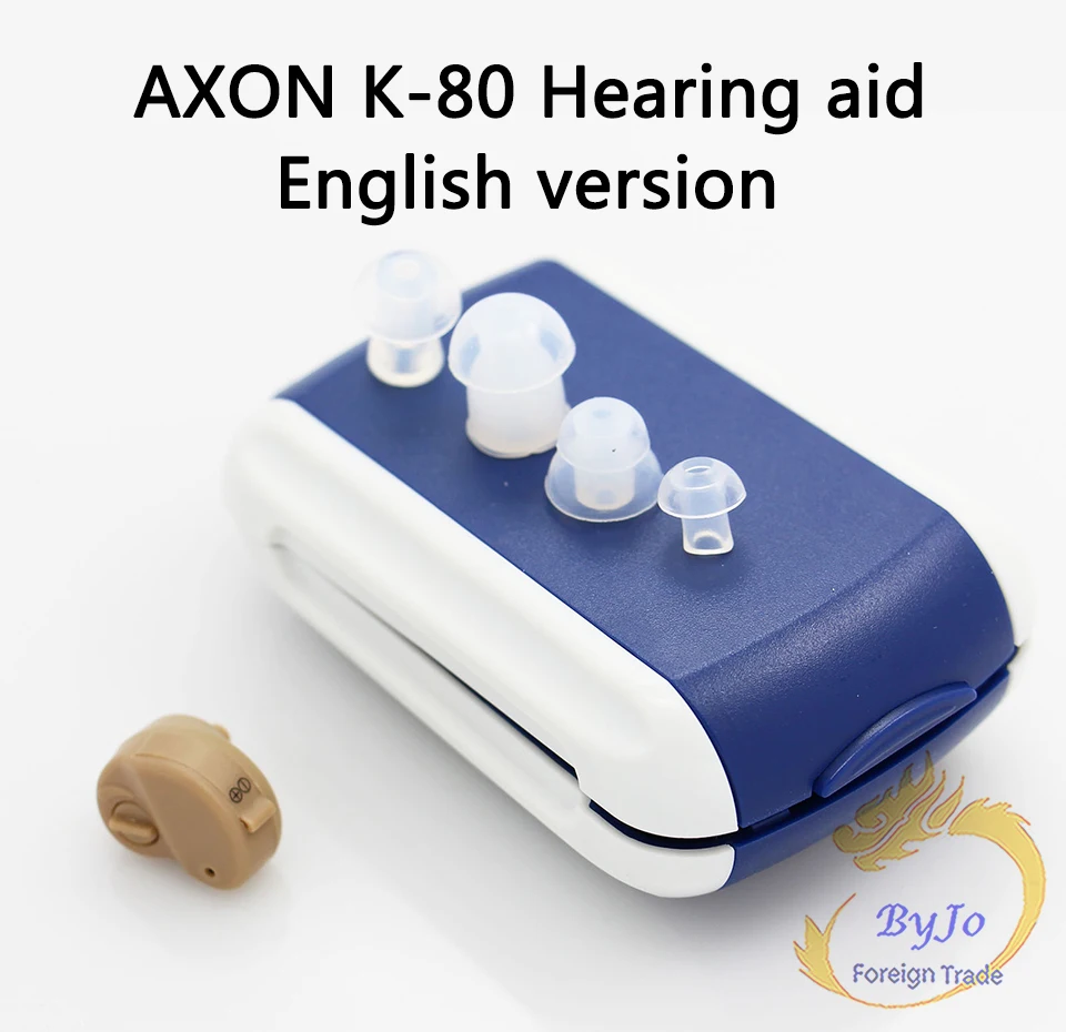 AXON K-80 Mini Clear Hearing Aids Aid Personal Sound Amplifier In the Ear Tone Volume Adjustable hearing aid medico sound amplifier clear hear aids personal ear appliance products in cl paypal accepted s 303