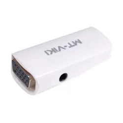 HDMI для VGA Женский конвертер с 3.5 мм аудио HDMI2VGA F/F адаптер mt-Lamoda 3005