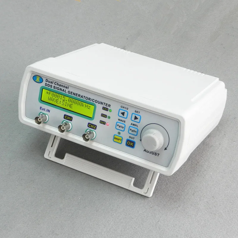 

1A 25MHZ for Lab Test Sine Arbitrary Waves Dual-channel DDS Signal Generator Source Frequency Meter