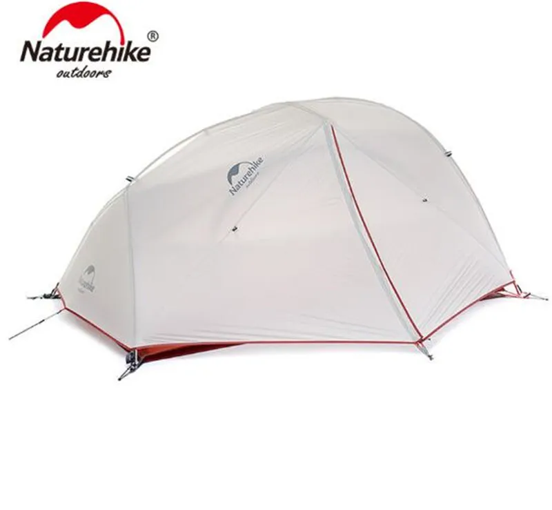 Палатка NatureHike туристическая двухслойная из силиконовой ткани водонепроницаемая