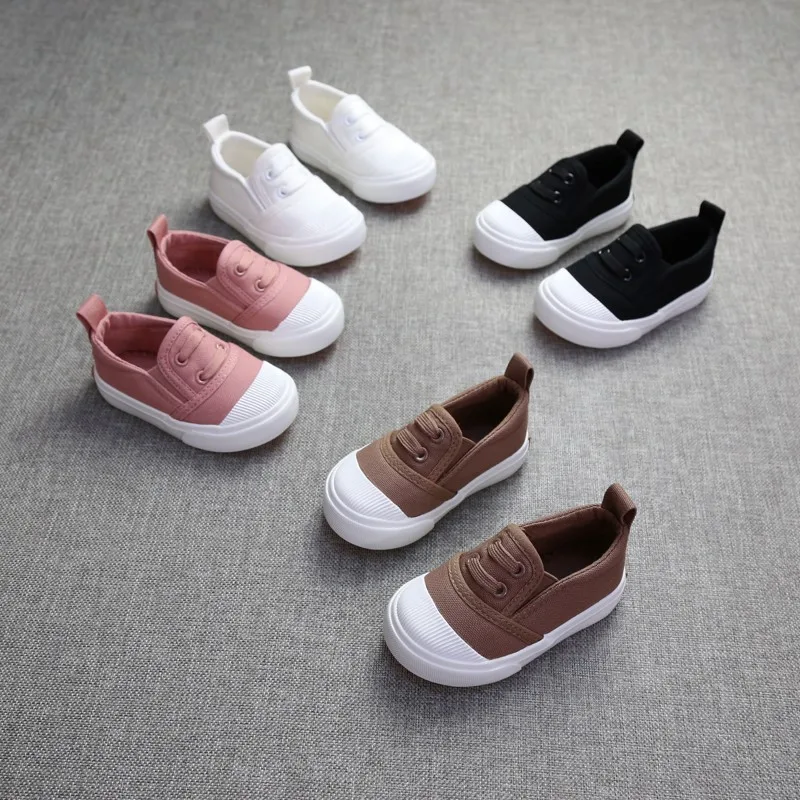 Baby canvas shoes, male 1 2 3 years old children, damp shoes, soft bottom girls, baby cloth