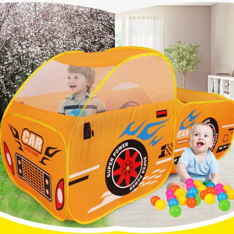 

ln stock baby toy tent car model game indoor outdoor children's tent baby play cute large children's toys marine ball pool