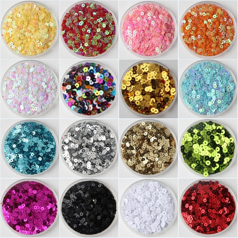 

Sequin 3mm Round Flat AB Colorful Loose Sequins Crafts Wedding Nail Art Decor Sewing Garment Bags Shoes Accessories 6000pcs 20g