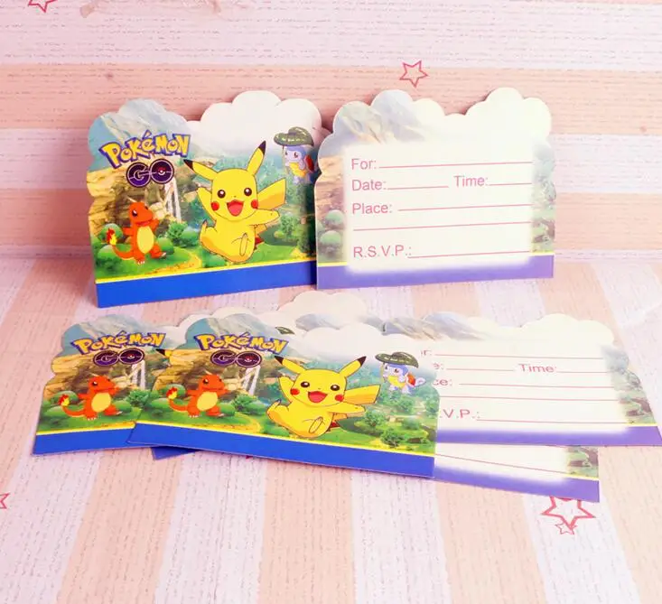 10 Pcs Lot Bebe Douche Pokemon Aller Pikachu Theme De Bande Dessinee Enfants Fete D Anniversaire Carte D Invitation Aliexpress 10 Pcs Lot Bebe Douche Pokemon Aller Pikachu Theme De Bande Dessinee Enfants Fete D Anniversaire Carte D Invitation Aliexpress