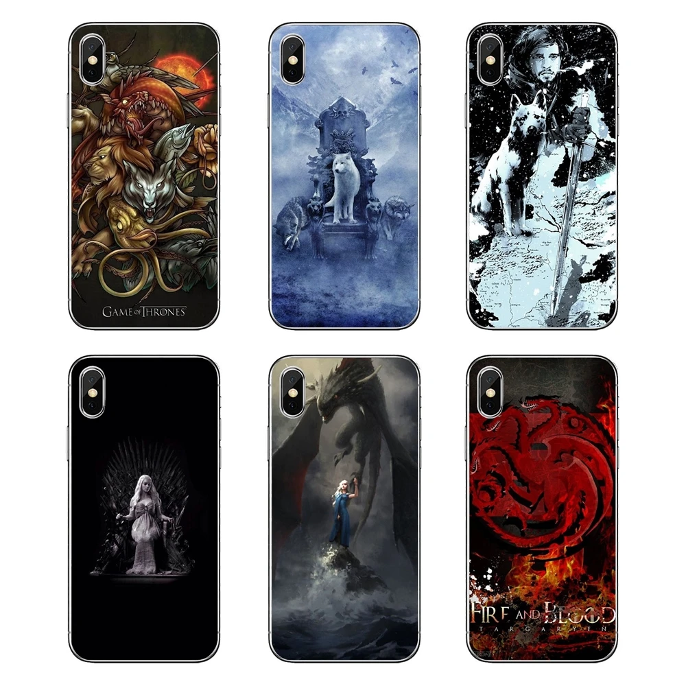 Phone Cover Games of Thrones GOT TV Show Poster House Stark Logo For Xiaomi Mi A1 A2 5X 6X 8 lite SE Pro Max Mix 2 2S 3 Mi5 Mi5S | Мобильные