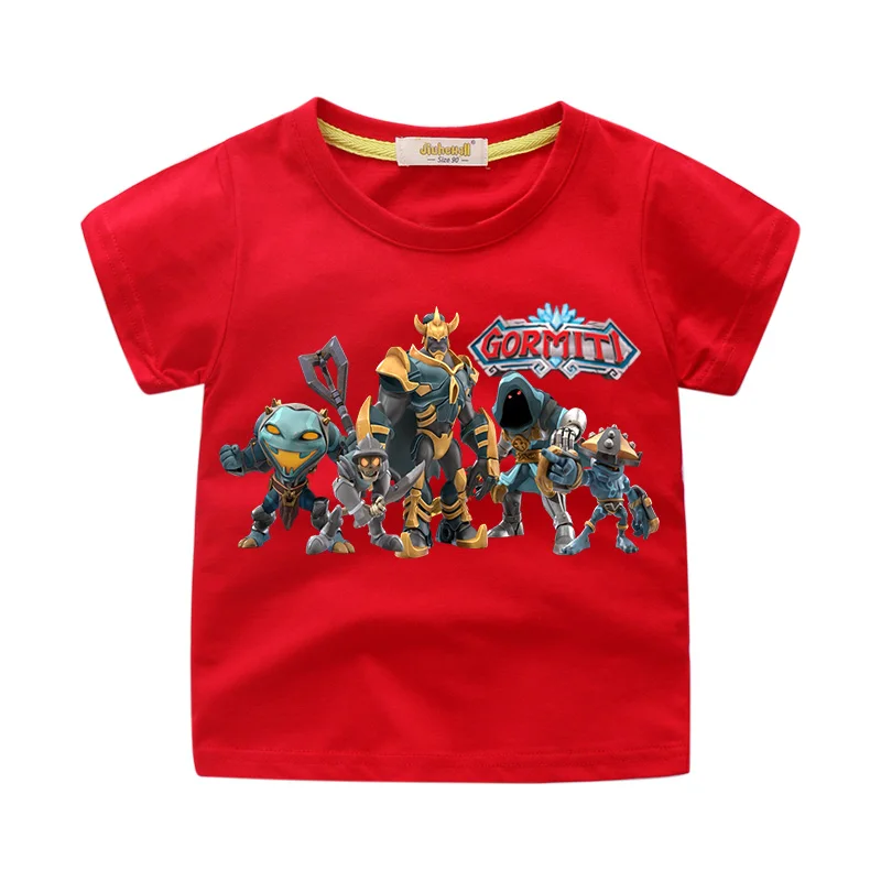 Hot Games Gormiti Tshirts Costume Kids Clothing Children Summer Short Sleeve O-Neck T-shirts Clothing Boys Girls Tee Tops WJ199 (2)