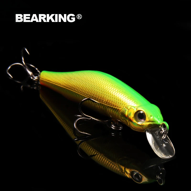 Bearking 8 см/8,5 г магнитная система качественная рыболовная приманка, ассорти цветов гольян кривошипная популярная модель кривошипная приманка отличная краска