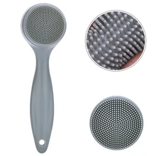 Многофункциональная силиконовая щетка для лица, Очищающая щетка для лица, портативный массажный инструмент для чистки лица