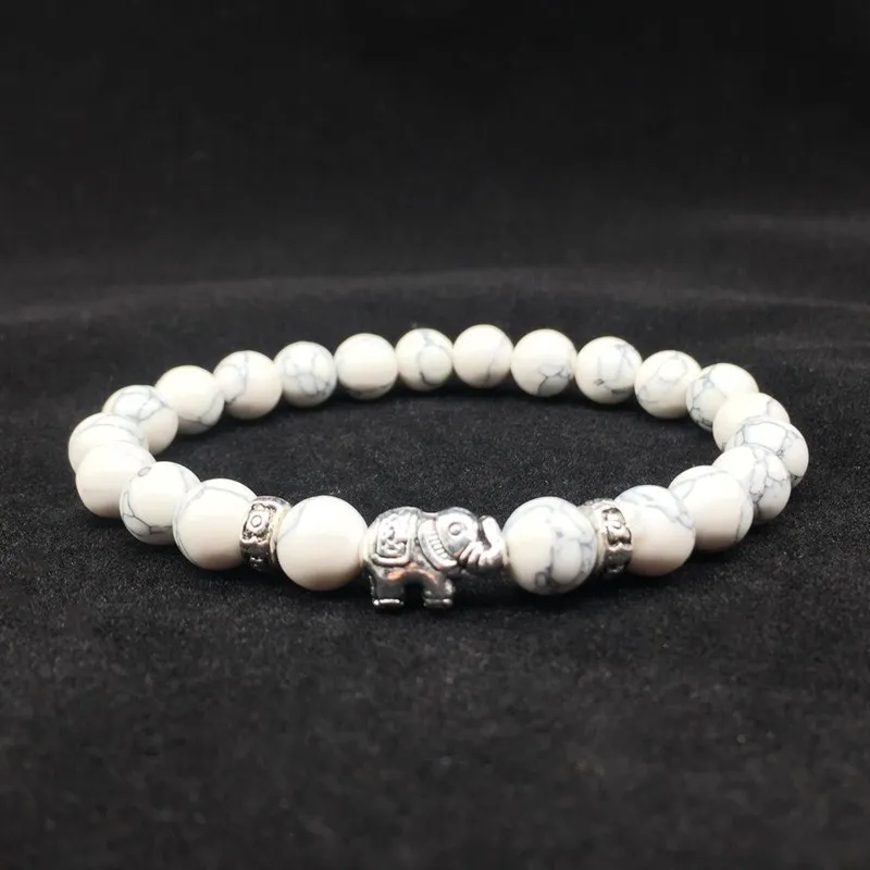 Natural Stone Bead Buddha Bracelets For Women Men Jewelry Black Lava Gift Bracelets Elephant Bangles Christmas gift Fashion Jewelry