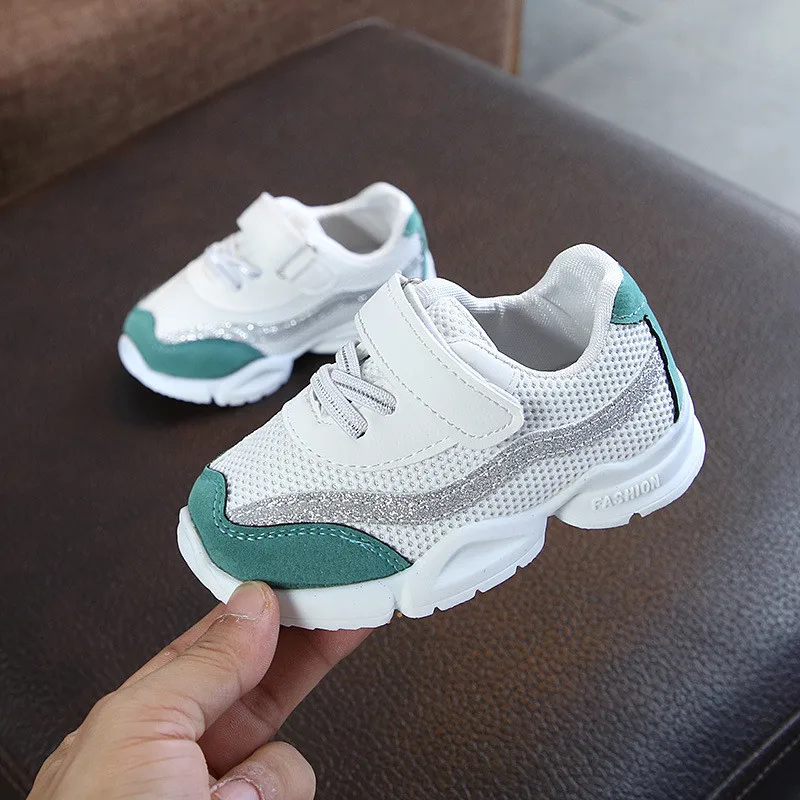 

Spring Summer Girls Boys Casual Outdoor Running Shoes Soft Bottom Non Slip Comfortable Breathable Mesh Shoes Children Sneakers