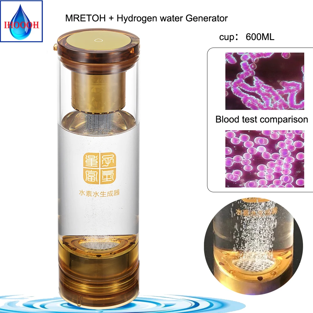 

MRETOH Molecular Resonance Effect Technology and Hydrogen-oxygen electrolysis H2 water generator Hydrogen rich bottle cup