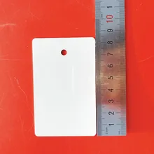 Impinj H47 860-960 мГц UHF RFID белая карт с отверстием карты