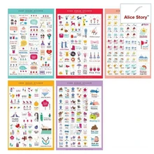 Qute annhouse счастливые дни ПВХ дневник стикер блокнот планировщик Стикеры для декора дома