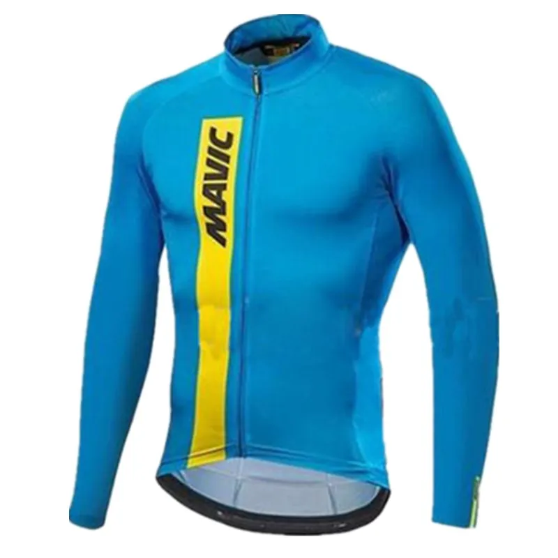 Mavic зимние теплые флисовые вело Джерси с длинным рукавом Ropa Ciclismo MTB велосипед Рок