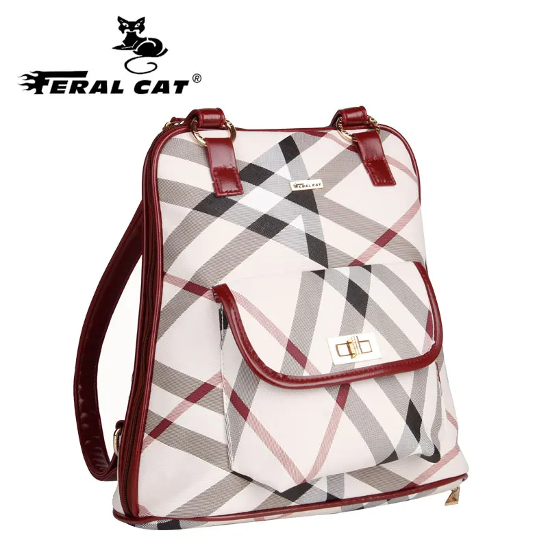 FERAL CAT mochilas mujer Simple classic desgin good quality girls canvas backpack student school book bag women backpack FERAL CAT mochilas mujer Simple classic desgin good quality girls canvas backpack student school book bag women backpack