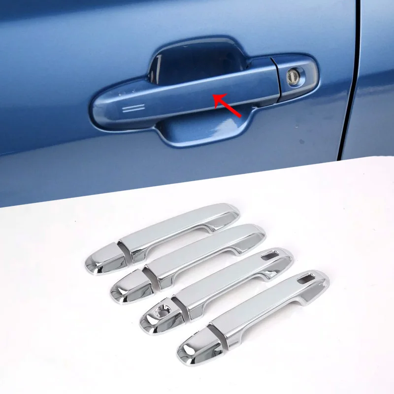 Подходит для Subaru Forester SK дверная ручка из АБС-покрытия накладка на ручку ручки для автомобильных дверей накладка Отделка пайетками внешние аксессуары - Цвет: Style 5