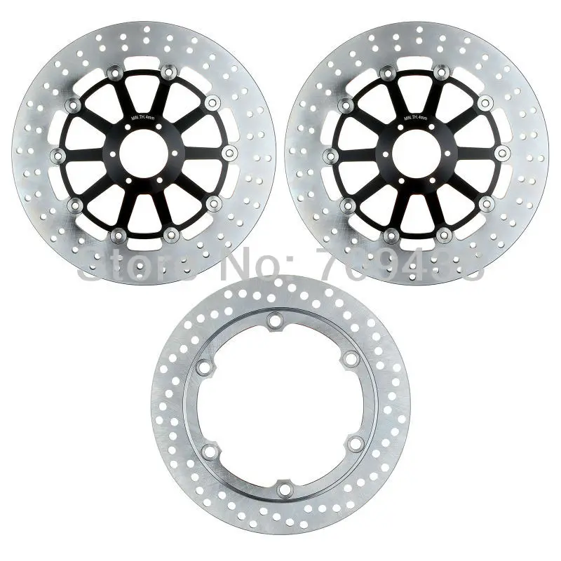 

Full Set Round Front+Rear Brake Disc Rotor For HONDA CBR 1100XX CBR1100XX Blackbird 97 98 1997 1998