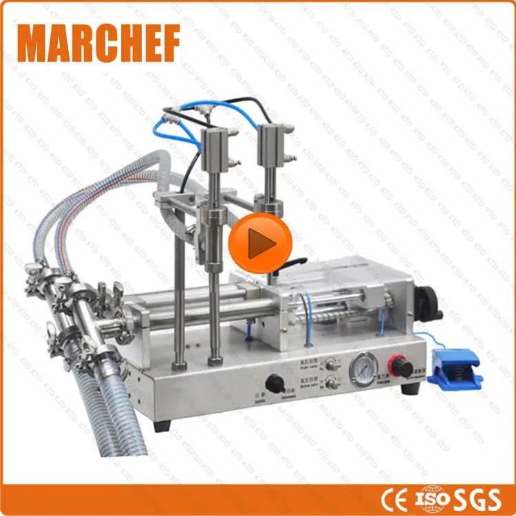 

CE 100-1000ml shampoo hair conditoner gel piston filler machine