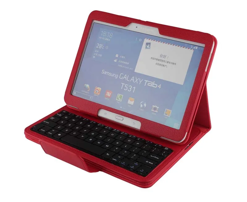 Съемный беспроводной Bluetooth чехол для Samsung Galaxy Tab 4 10 1 T530 T531 T535