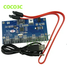 От 1 до 5 SATA 2,0 плата разветвителя адаптер 3 Гбит/с SATA II конвертер PM