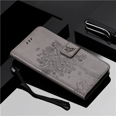 Magnetic PU Leather 3D Embossed Cat Tree Wallet Case For Xiaomi 8Lite Flip Wallet Phone Case Cover For Xiaomi 8Lite Case Coque (50)