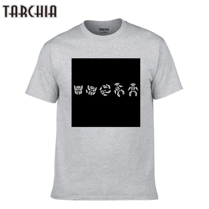 

TARCHIA 2019 Summer new arrive Tops boy male Men Short Sleeve student robot fashion Print T-Shirt Funny Tee Shirts cloth O-Neck