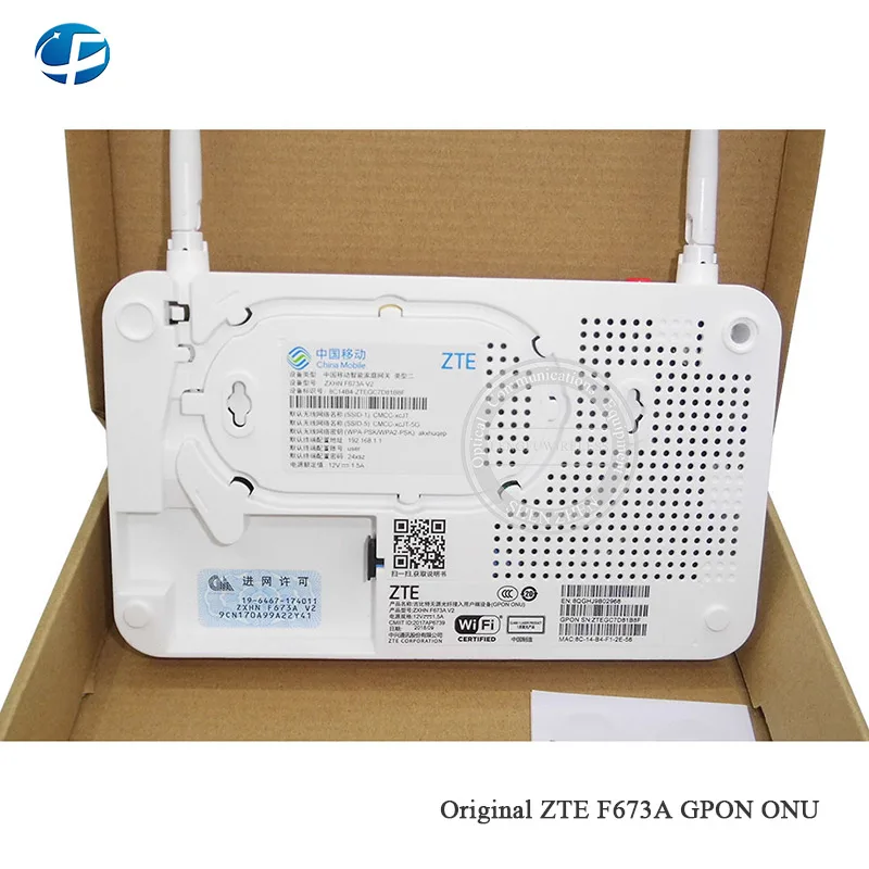 Zte F673A V2 GPON ONU ONT английская прошивка 4GE+ 1Tel+ USB+ Wifi такая же Функция как ZXHN F663N F660 F623 GPON ONU ONT