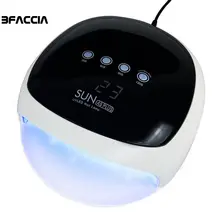Bfaccia 52 Вт Профессиональная УФ светодиодная лампа для сушки ногтей лак 24 шт. УФ светодиодный аппарат отверждения гель для ногтей 30s60s/90 s/120 s таймер