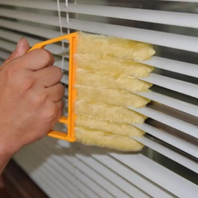 

Window Cleaner Brush Duster Blinds Easy Dust Cleaning Tool Washable Blinds Air Conditioning Brush Cleaner for Blind Blade