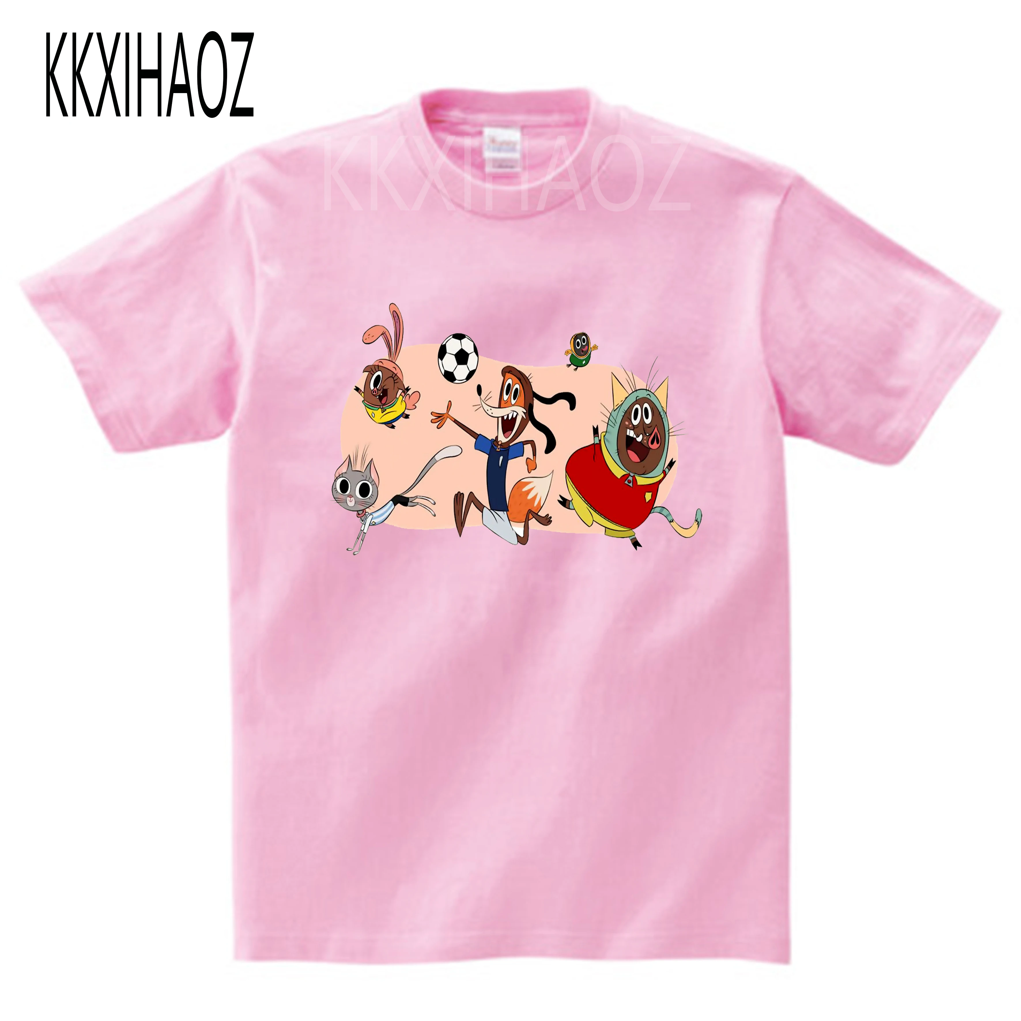 

2009 Animation "ZIPZIP" Boys and Girls Short-sleeved Cotton T-shirt Summer Children Digital Printed Cartoon Short-sleeved Top MJ