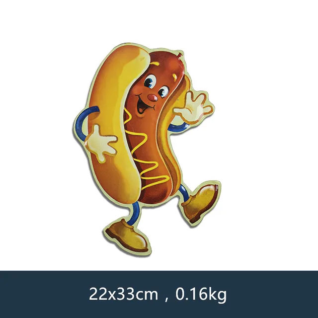 Irregular Cartoon shade Retro Tin signs Vintage Sign Wall