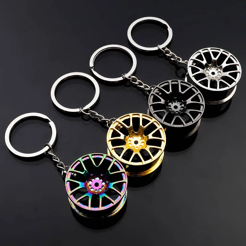 

Car Keychain Stainless Steel Car Styling Key Ring High-grade Simulation Auto Part Key Chain Keyring Keyfob Pendant Accessories