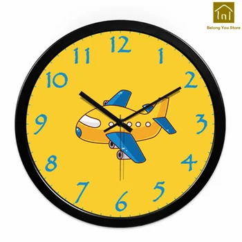 

Simple Creative Bedroom Clock Round Quiet Retro Modern Wooden Wall Clock Silent Relogio Parede Turntable Needles Clocks WKP115