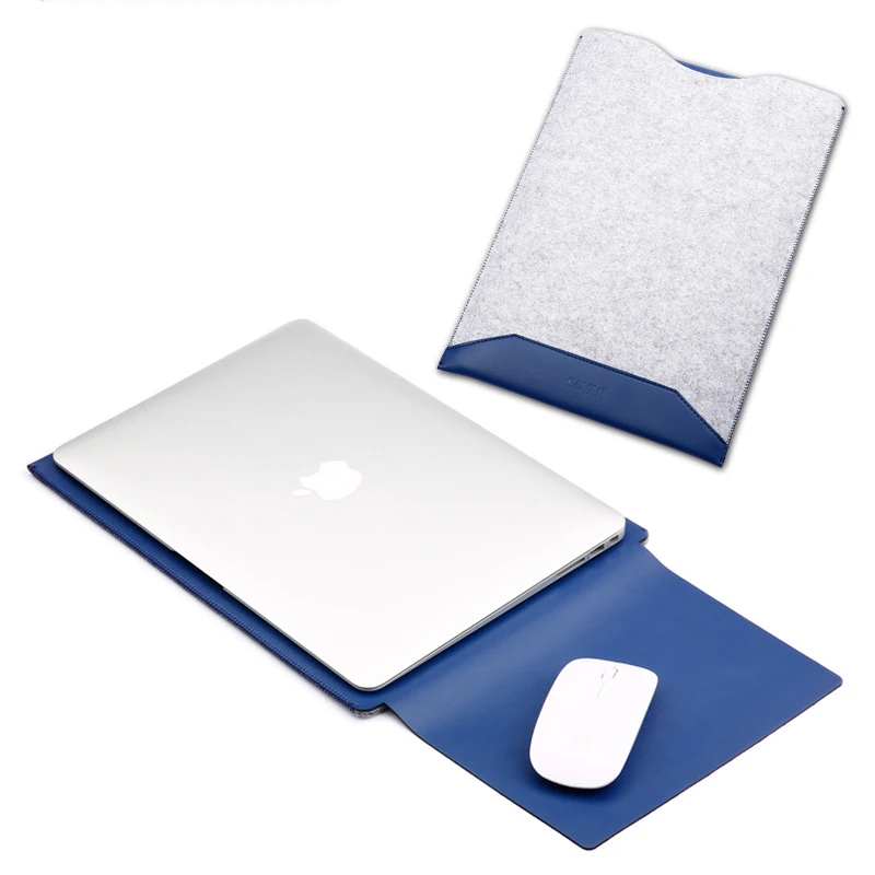 Шерсть Войлок рукав для Macbook Pro 13 Pro 15 Laptop Sleeve шерстяного фетра A1990 A1707 A1989 для Macbook Pro 13 15 чехол