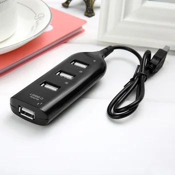 

FFFAS 50cm Standard 2.0 USB Hub 4 Port Charging Hub USB Switch For Laptop PC Computer Peripherals Accessories USB flash 0.5m