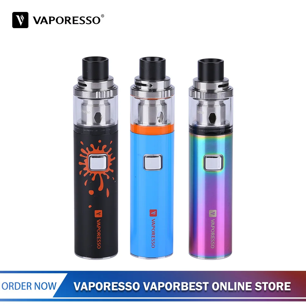 

Original Vaporesso VECO SOLO Starter Kit Electronic Cigarette with 1500mah Battery mod 2ml Tank 0.2ohm ECO Coil Vape Kit