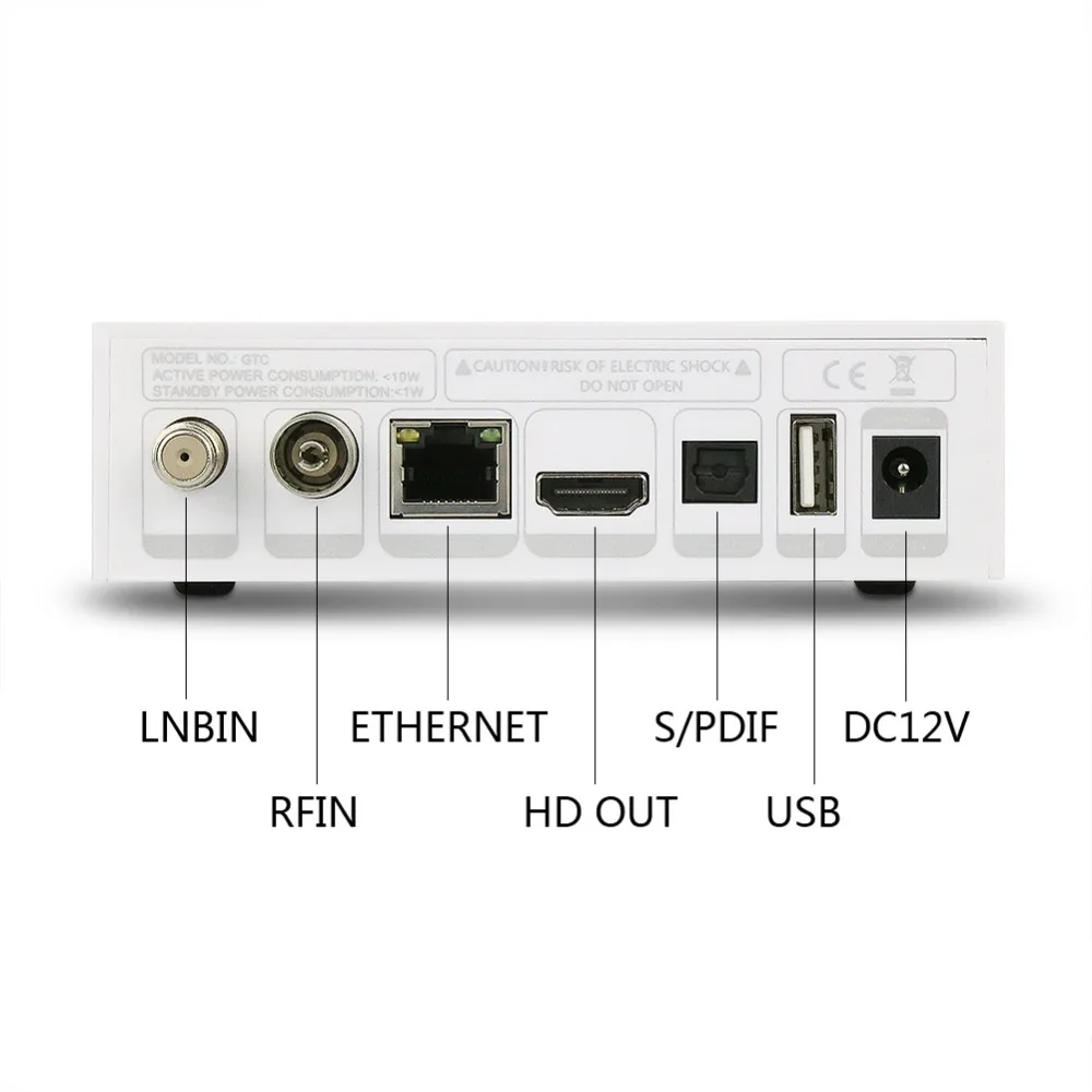 Оригинальный Freesat GTC 2 Гб 16 спутниковый ресивер DVB S2 T2 ISDBT Android 6 0 ТВ приставка Amlogic