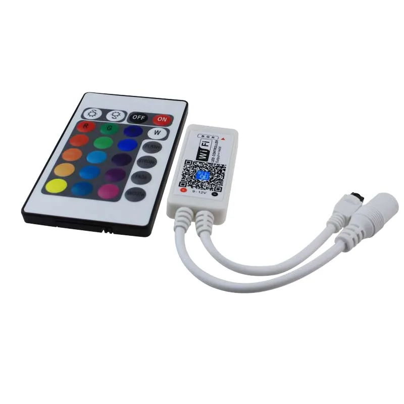 DC9 12V 16 миллионов цветов Wifi LED RGB / RGBW управление смартфоном + ИК пульт